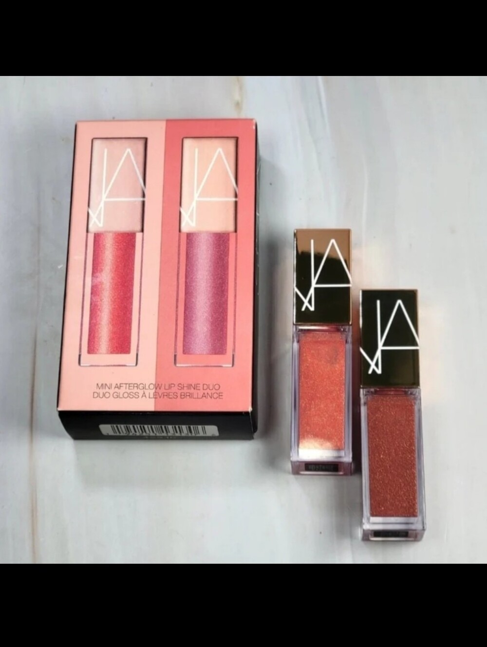 NARS Mini Afterglow Lip Shine Duo BNIB